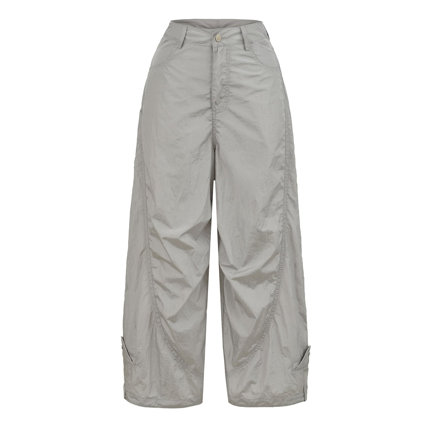 Splithtcing loose wide leg straight leg pants for women's quick drying jathtzz dance casual pants
